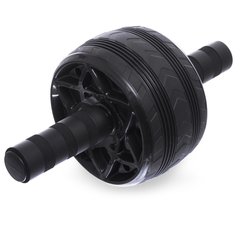 Тренажер колесо для пресса одинарное 30х15х9 см FI-1697, Черный