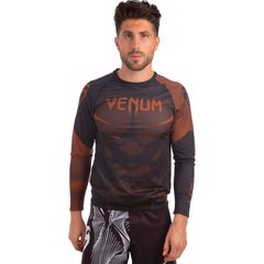 Компрессионные штаны и лонгслив VENUM черно-коричневые CO-8136-8236, M