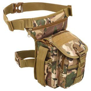 Сумка тактична на стегно SILVER KNIGHT SWAT TY-229-2 колір камуфляж multicam