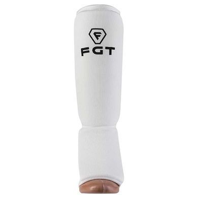 Защита голени и стопы белая FGT FT-1025/W, XL