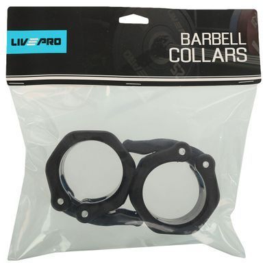 Замки быстросъемные для грифа Lock-Jaw PRO LiveUp LP8062 2шт диаметр-50мм черный