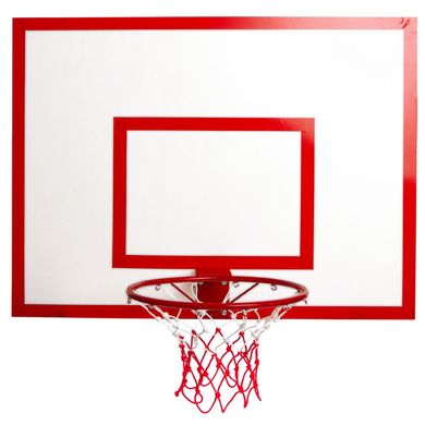 Щит баскетбольный с кольцом и сеткой усиленный 120x90 см LA-6299