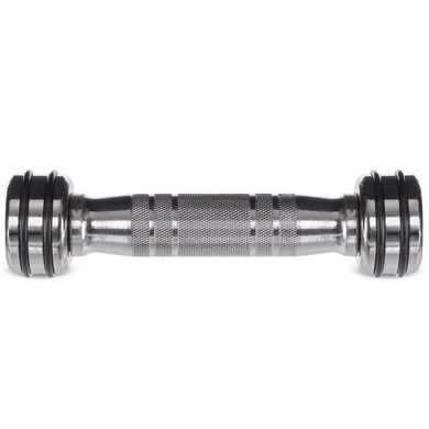 Гантель цельная стальная хромированная Zelart FI-2622-1 1шт 1кг хром
