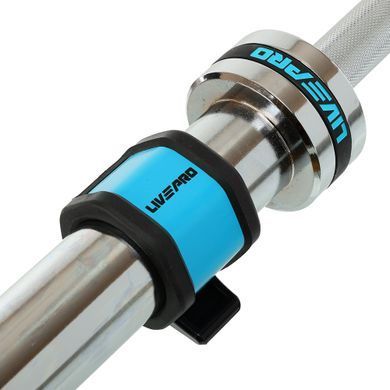 Замки быстросъемные для грифа Lock-Jaw PRO LiveUp LP8062 2шт диаметр-50мм черный