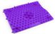 Коврик-пазл ортопедический массажный резиновый (1шт) фиолетовый ZD-4601, Фиолетовый