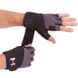 Перчатки для тяжелой атлетики черно-серые ВС-859, XL