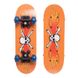 Скейтборд детский Mini в сборе (роликовая доска) 43х13х1,2см SK-4931, Оранжевый