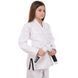 Кімоно для бразильського джиу-джитсу BJJ біле куртка штани та пояс CORE CO-3137-M розмір 1 (зріст 150)