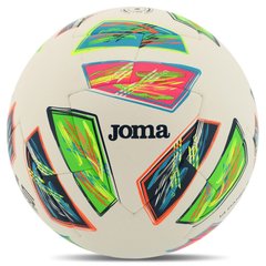 Мяч футбольный Joma DINAMIC IV 401495-023-T5 цвет белый-салатовый