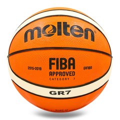 Мяч баскетбольный 7 размер резиновый MOLTEN MOLTEN BGR7-OI