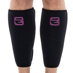 Защита голени для тяжелой атлетики CALF SUPPORT EZOUS CROSSFIT A-08 цвет черный