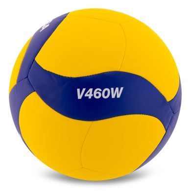 М'яч волейбольний MIKASA V460W №4 PU жовтий-синій