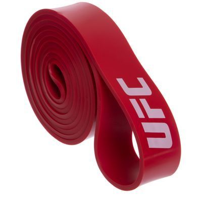 Гума петля для підтягувань та тренувань стрічка силова UFC POWER BANDS UHA-69167 MEDIUM червоний