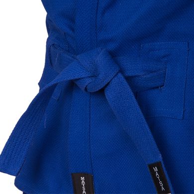 Кимоно для самбо MATSA 500 г/м² синее MA-3210, 185