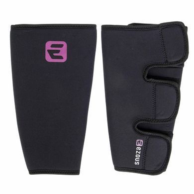 Защита голени для тяжелой атлетики CALF SUPPORT EZOUS CROSSFIT A-08 цвет черный
