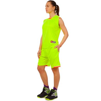 Баскетбольная форма женская Lingo салатовая LD-8096W, L (44-46)