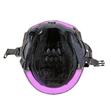 Шлем горнолыжный с механизмом регулировки MOON MS-96 розовый M (55-58)
