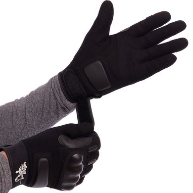 Перчатки тактические с закрытыми пальцами SILVER KNIGHT BC-7052, L Черный