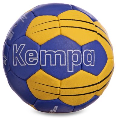 Мяч для гандбола детский размер 0 KEMPA голубо-желтый HB-5410-0