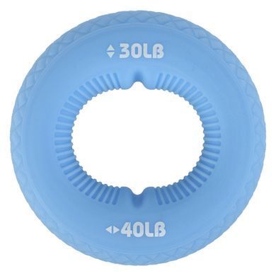 Эспандер кистевой кольцо с двойной нагрузкой JELLO FI-0651 размер 20LB-30LB цвет сиреневый