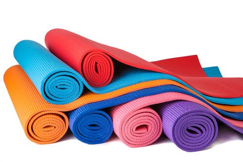 Йогамат коврик для йоги и фитнеса GreenCamp 4мм GC611734V, Синий