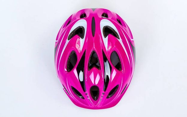 Шлем (велошлем) детский с регулировкой размера (54-56) Zelart SK-5611, Малиновый