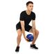 Медбол мяч медицинский Medicine Ball Zelart FI-5121-4 4кг синий-черный