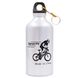 Спортивная алюминиевая бутылка для воды 400 мл SPORTS 370-01, Серый