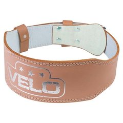 Атлетический пояс узкий кожаный VELO VLS-17026, XL