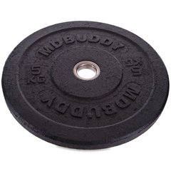 Бамперные диски резиновые Bumper Plates Zelart TA-2676-5 51мм 5кг черный