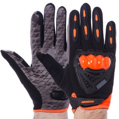 Перчатки для мотоцикла черно-оранжевые CMHTO-035, M