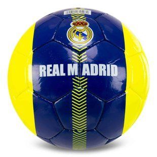 Мяч футбольный BALLONSTAR REAL MADRID CRYSTAL FB-7959 №5 PU желтый-темно-синий