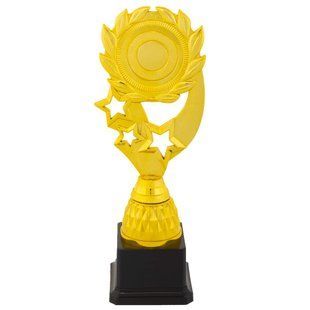 Фигура наградная эмблемоноситель Zelart Звезды YK611 цвет золотой