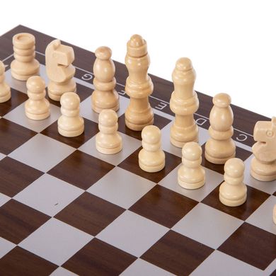 Набір 3 в 1 шахи, доміно, карти W2620-H