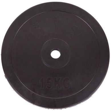 Блины для штанги обрезиненные (диски) 15 кг d-30мм Shuang Cai Sports TA-1446-15