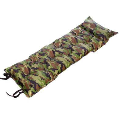 Самонадувной каремат-матрас с подушкой (коврикк надувной) TY-0560, Камуфляж