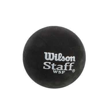 М'яч для сквошу WILSON STAFF SQUASH 2 BALL BL DOT WRT617500 2шт чорний