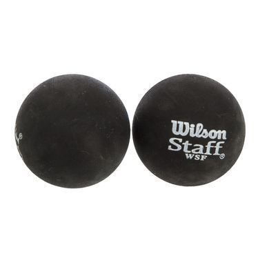 М'яч для сквошу WILSON STAFF SQUASH 2 BALL BL DOT WRT617500 2шт чорний