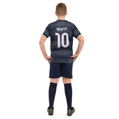 Форма футбольная детская с символикой футбольного клуба REAL MADRID MBAPPE 10 гостевая 2026 Zelart CO-7340 размер 20, рост 125-130 цвет темно-синий