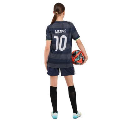 Форма футбольная детская с символикой футбольного клуба REAL MADRID MBAPPE 10 гостевая 2026 Zelart CO-7340 размер 20, рост 125-130 цвет темно-синий