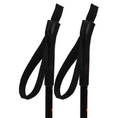 Лыжи беговые детские в комплекте с палками Zelart SK-0881-110B цвет черный-синий-желтый