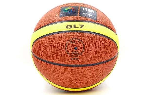 Мяч баскетбольный размер 7 PU MOLTEN GL7 BA-3598