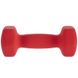 Виниловая гантель для фитнеса (1 шт) 2 кг TA-0001-2, Красный