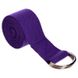 Ремень для йоги (183 x 3,8см) 1уп-1шт FI-4943, Фиолетовый