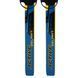 Лыжи беговые детские в комплекте с палками Zelart SK-0881-110B цвет черный-синий-желтый