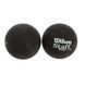 М'яч для сквошу WILSON STAFF SQUASH 2 BALL BL DOT WRT617500 2шт чорний