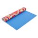 Мат для йоги и фитнеса замшевый PVC двухслойный 3мм FI-6880-7, Красный