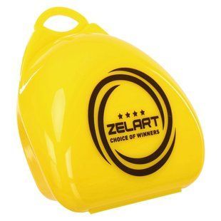 Футляр для капы боксерской Zelart BO-4278 цвет желтый