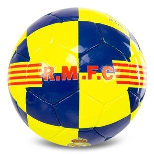 Мяч футбольный BALLONSTAR REAL MADRID CRYSTAL FB-7960 №5 PU желтый-темно-синий