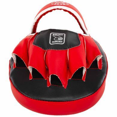 Лапа боксерская изогнутая тренировочная Кожвинил BOXER 2011-01 цвет черный-синий